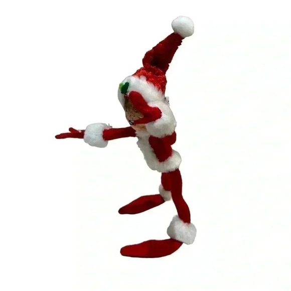 Annalee Christmas Elf in Santa Suit Shelf Sitter 2012 - Picture 4 of 6